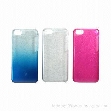 Cases for iPhone, Made of PC, Transparent Gradient, Various Colors Available